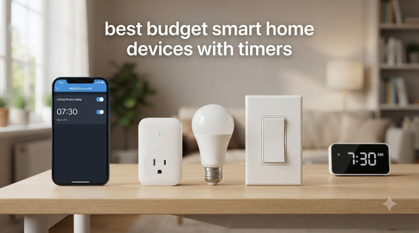 best budget smart home devices with timers
