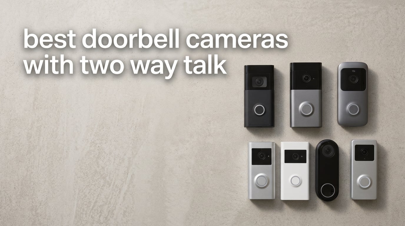 best doorbell cameras with two way talk