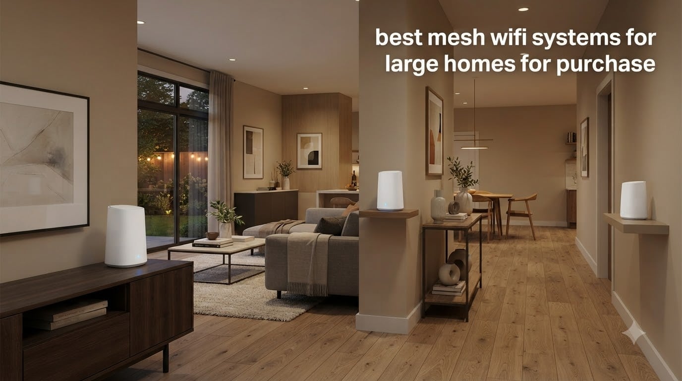 best mesh wifi systems for large homes for purchase