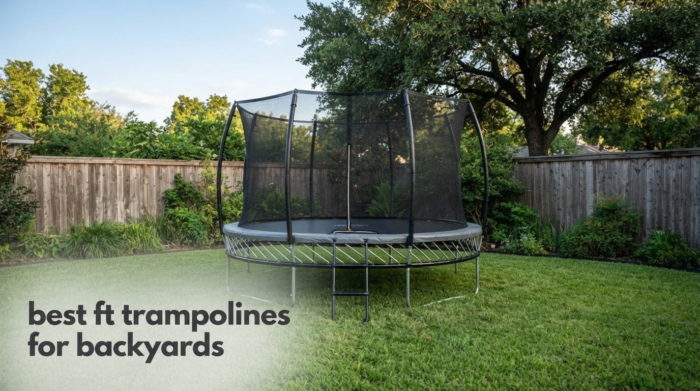 best 14 ft trampolines for backyards