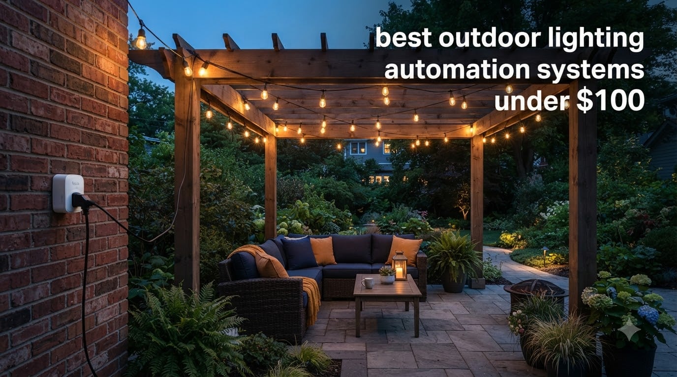 best outdoor lighting automation systems under $100