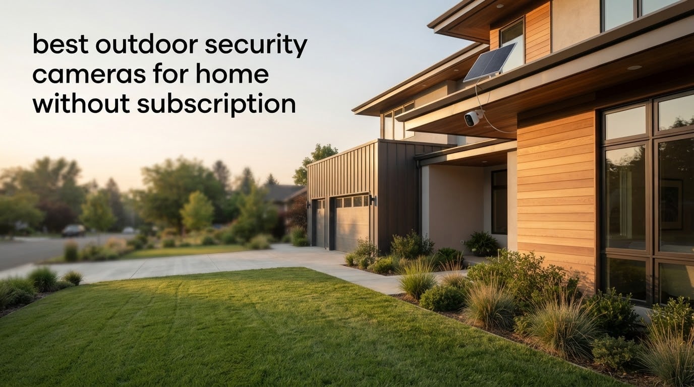 best outdoor security cameras for home without subscription