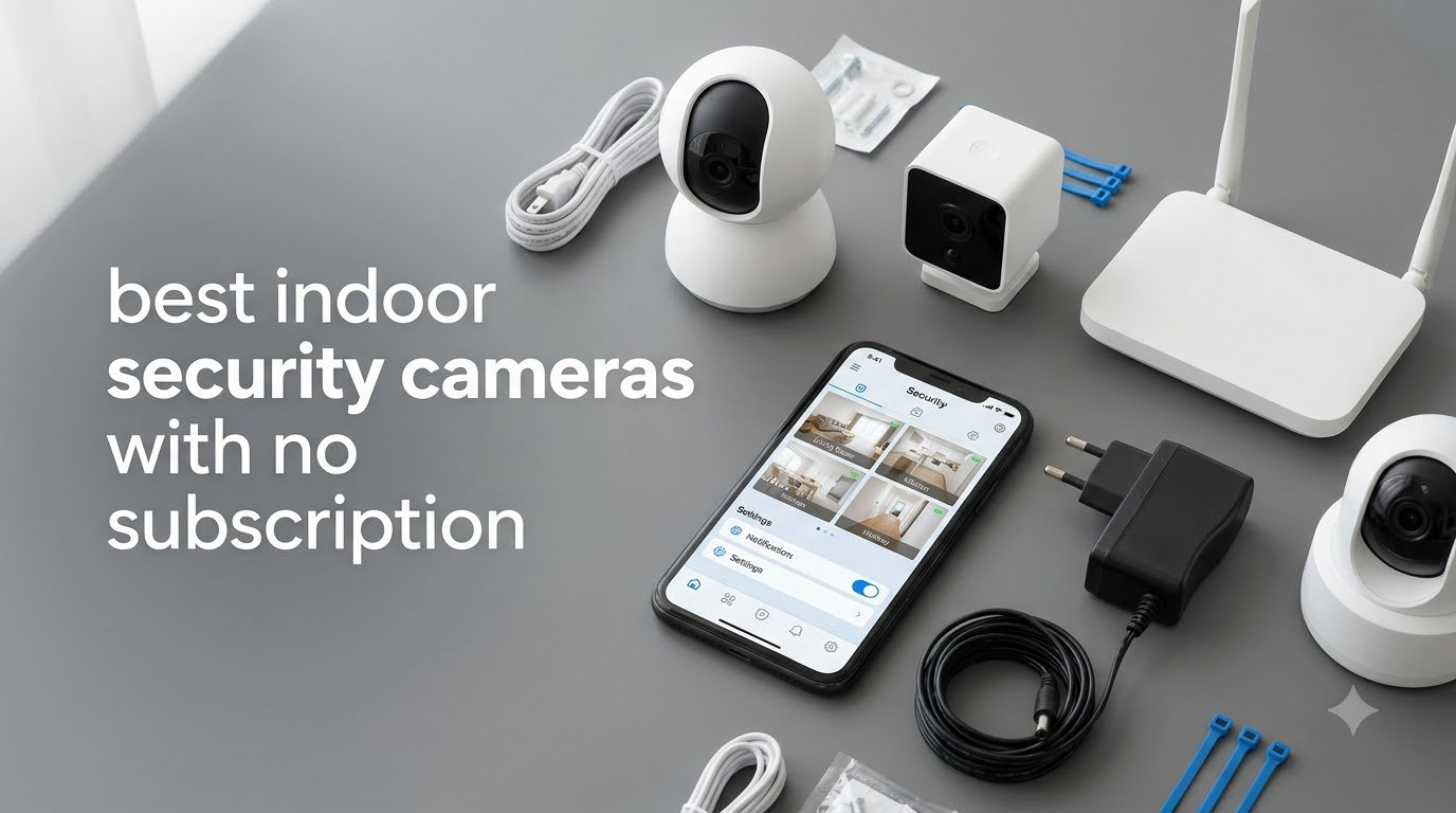 best indoor security cameras with no subscription