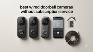best wired doorbell cameras without subscription service