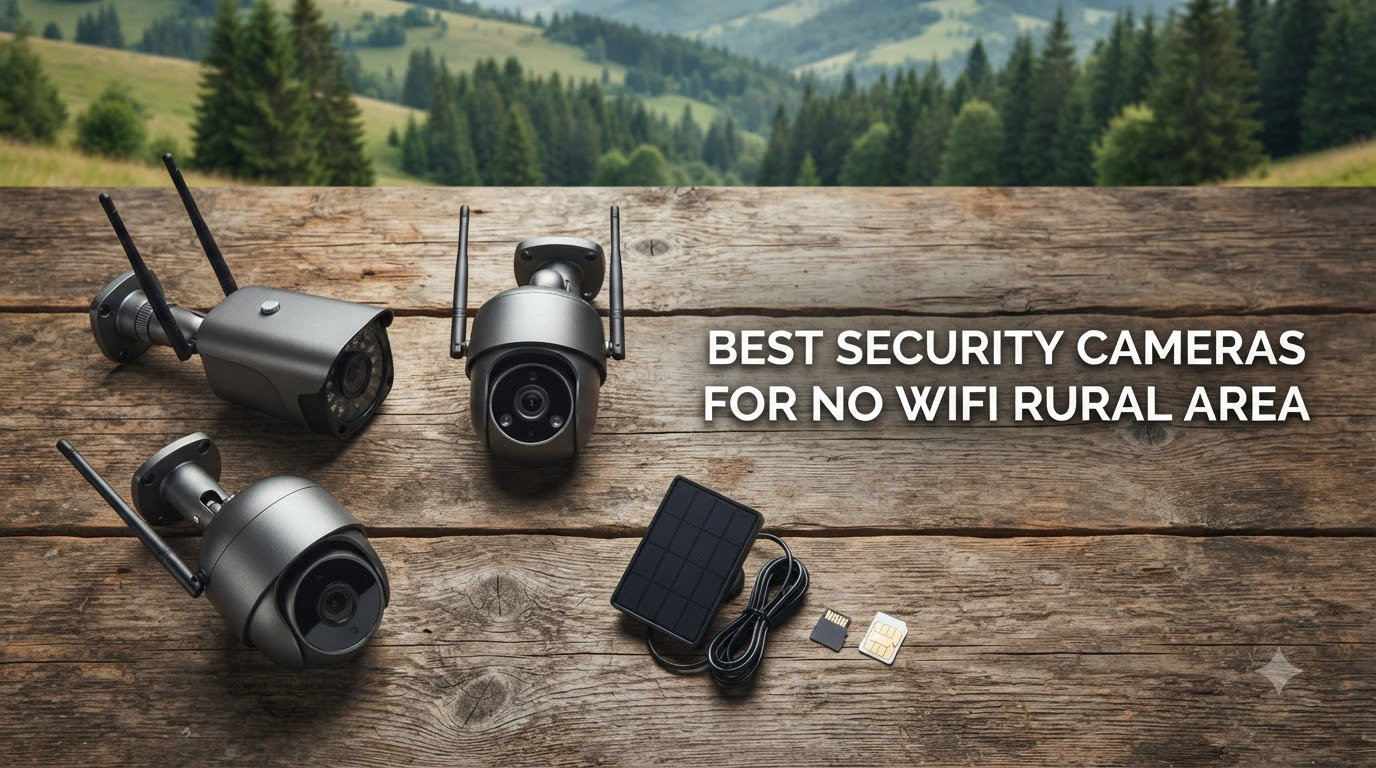 best security cameras for no wifi rural area