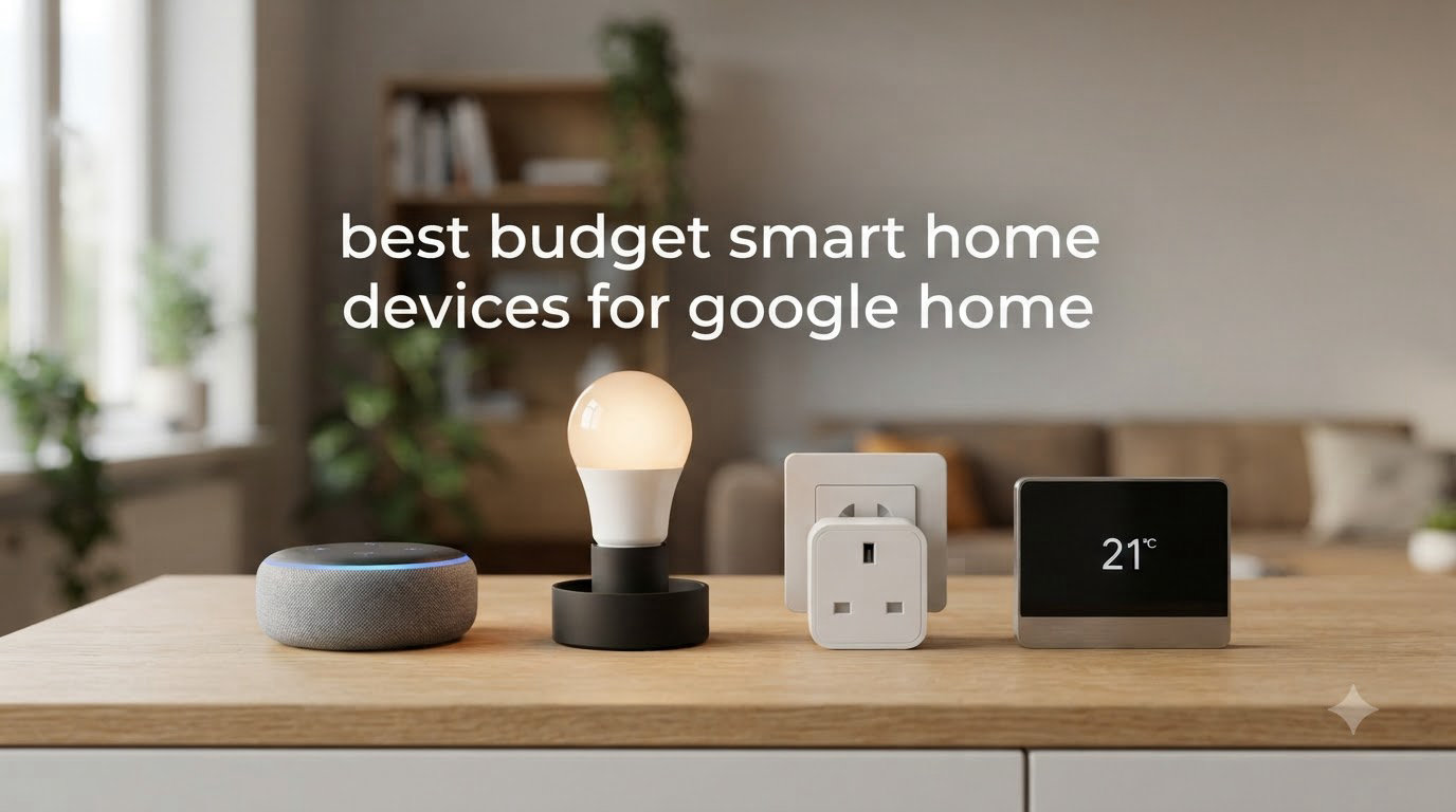 best budget smart home devices for google home