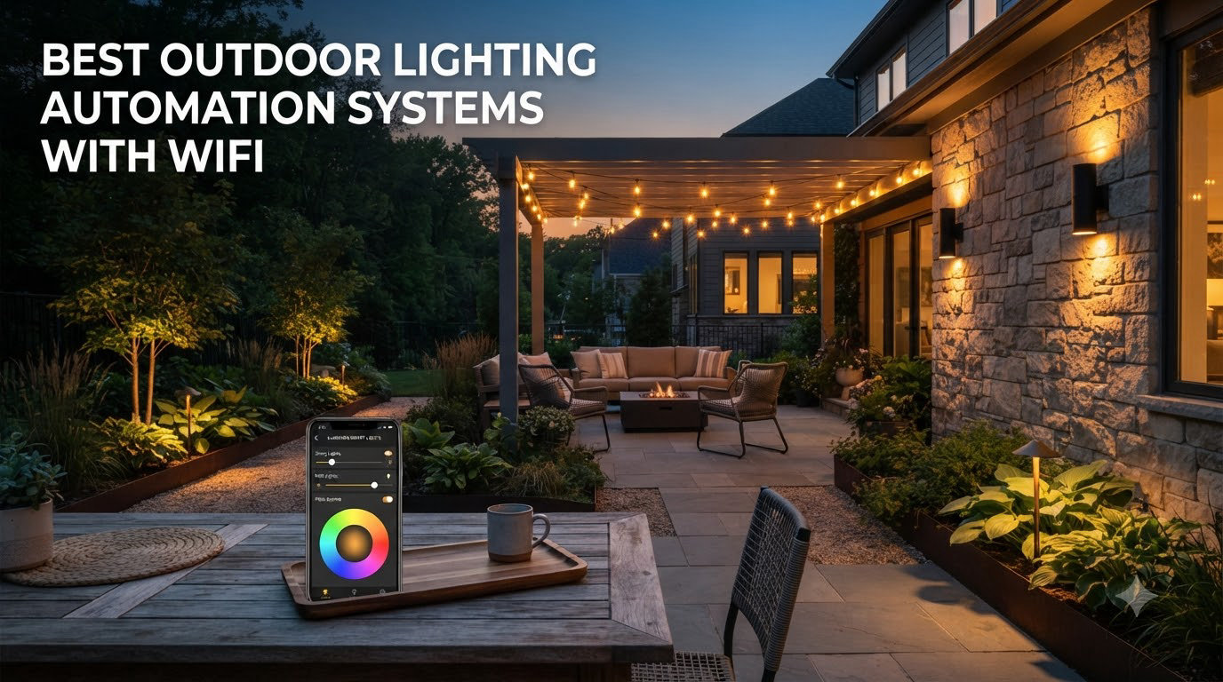 best outdoor lighting automation systems with wifi