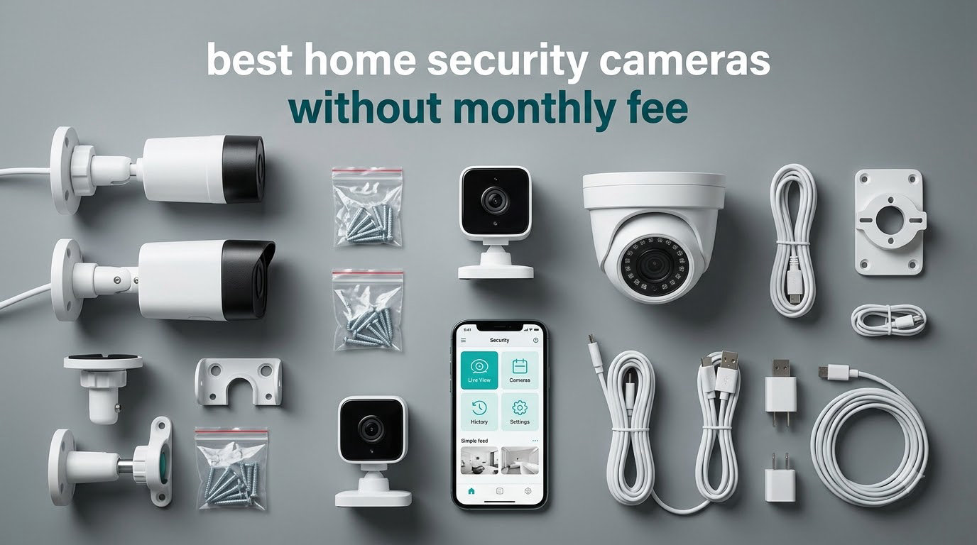 best home security cameras without monthly fee