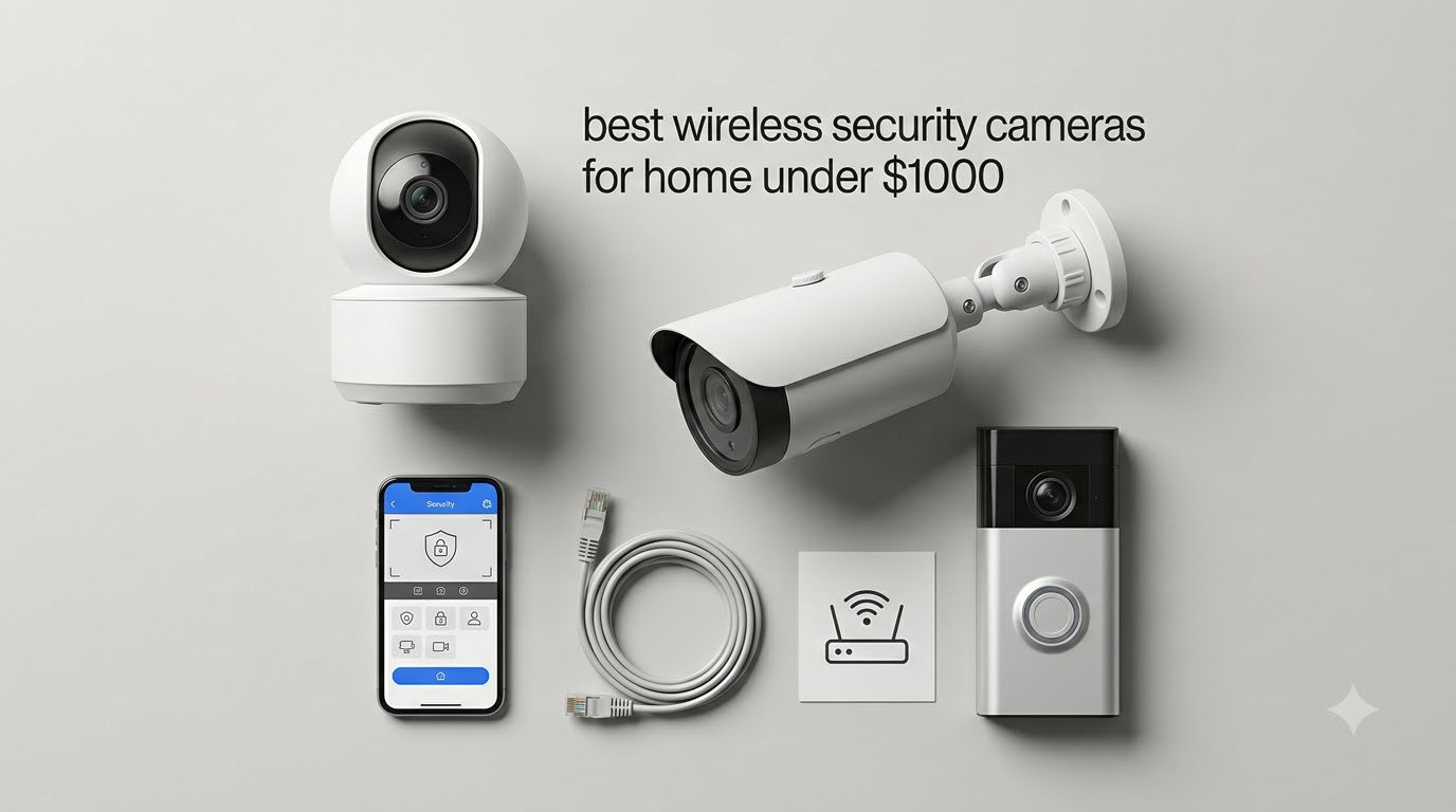 best wireless security cameras for home under $1000