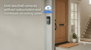 best doorbell cameras without subscription and continues recording video