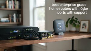 best enterprise grade home routers with 10gbe ports with support