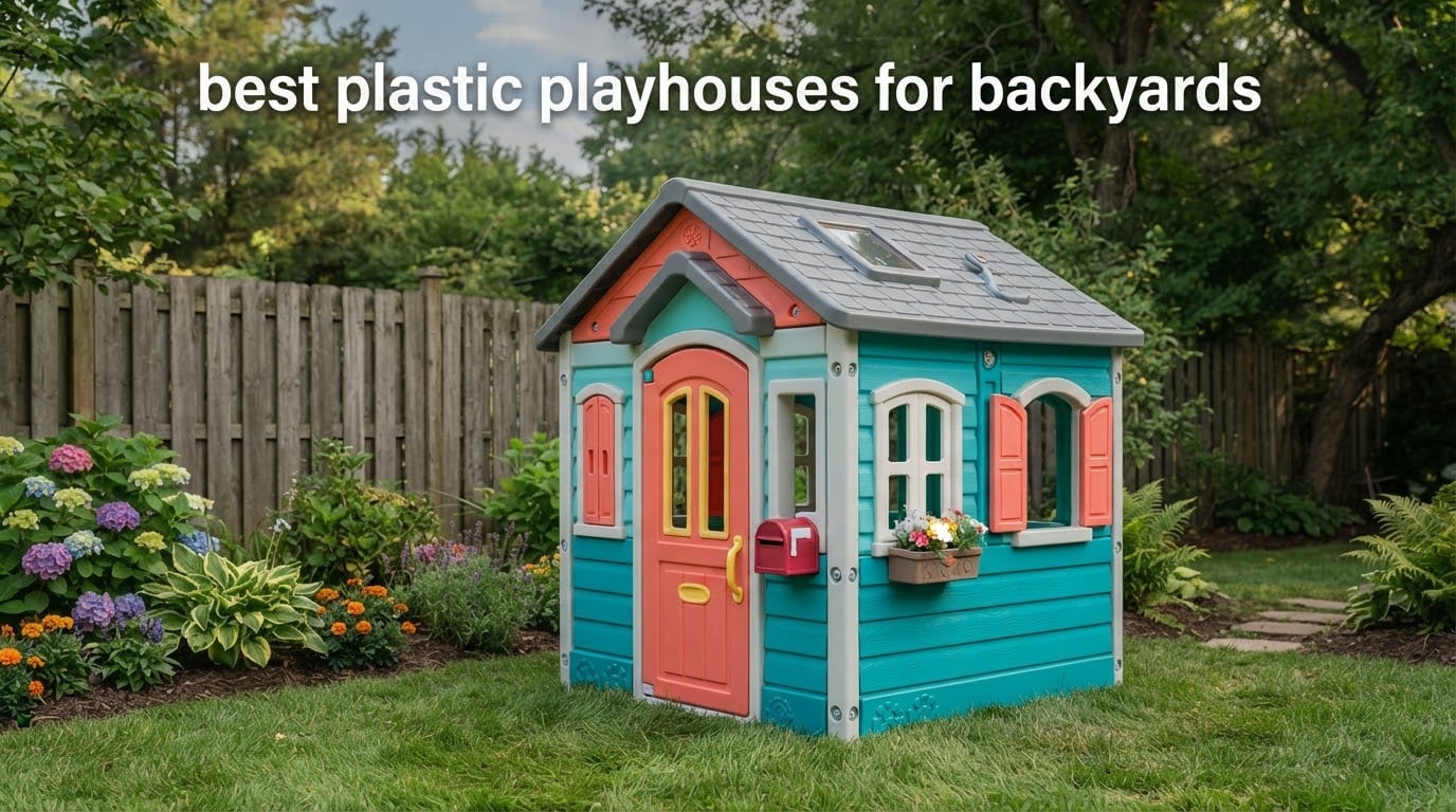 best plastic playhouses for backyards