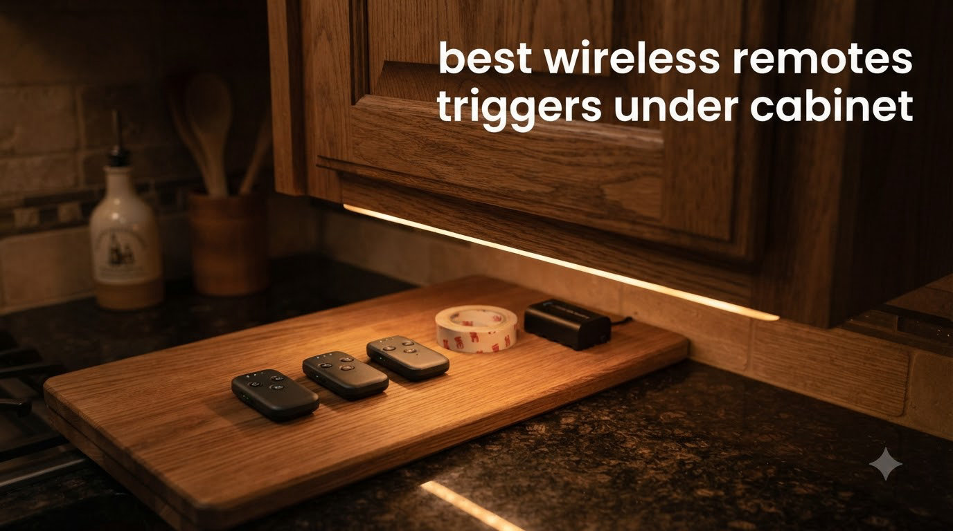 best wireless remotes triggers under cabinet