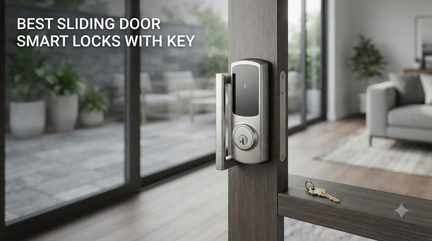 best sliding door smart locks with key
