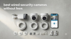 best wired security cameras without fees
