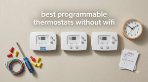 best programmable thermostats without wifi