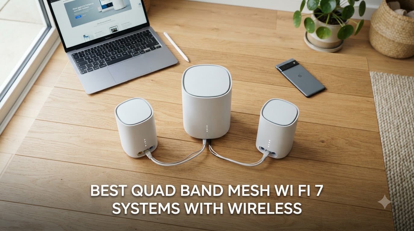 best quad band mesh wi fi 7 systems with wireless