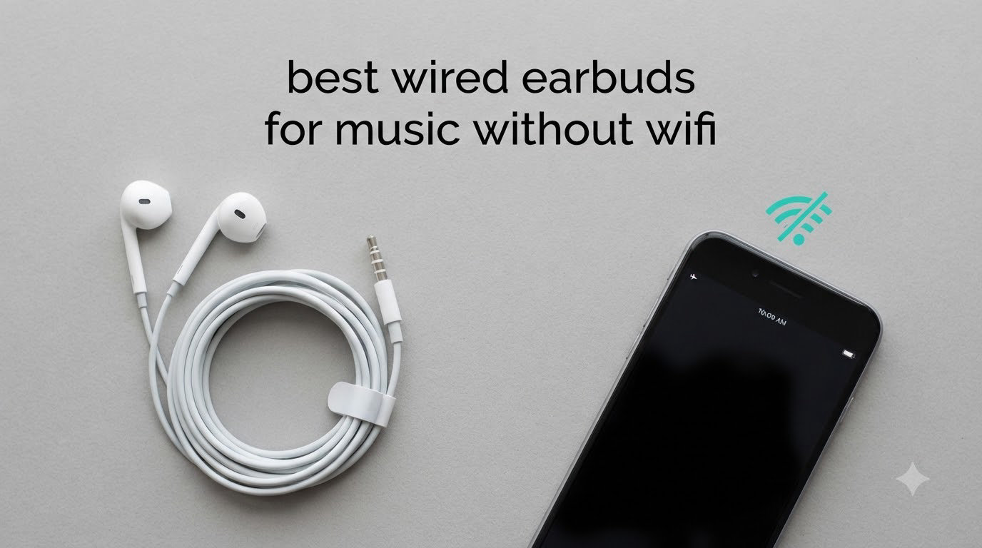 best wired earbuds for music without wifi