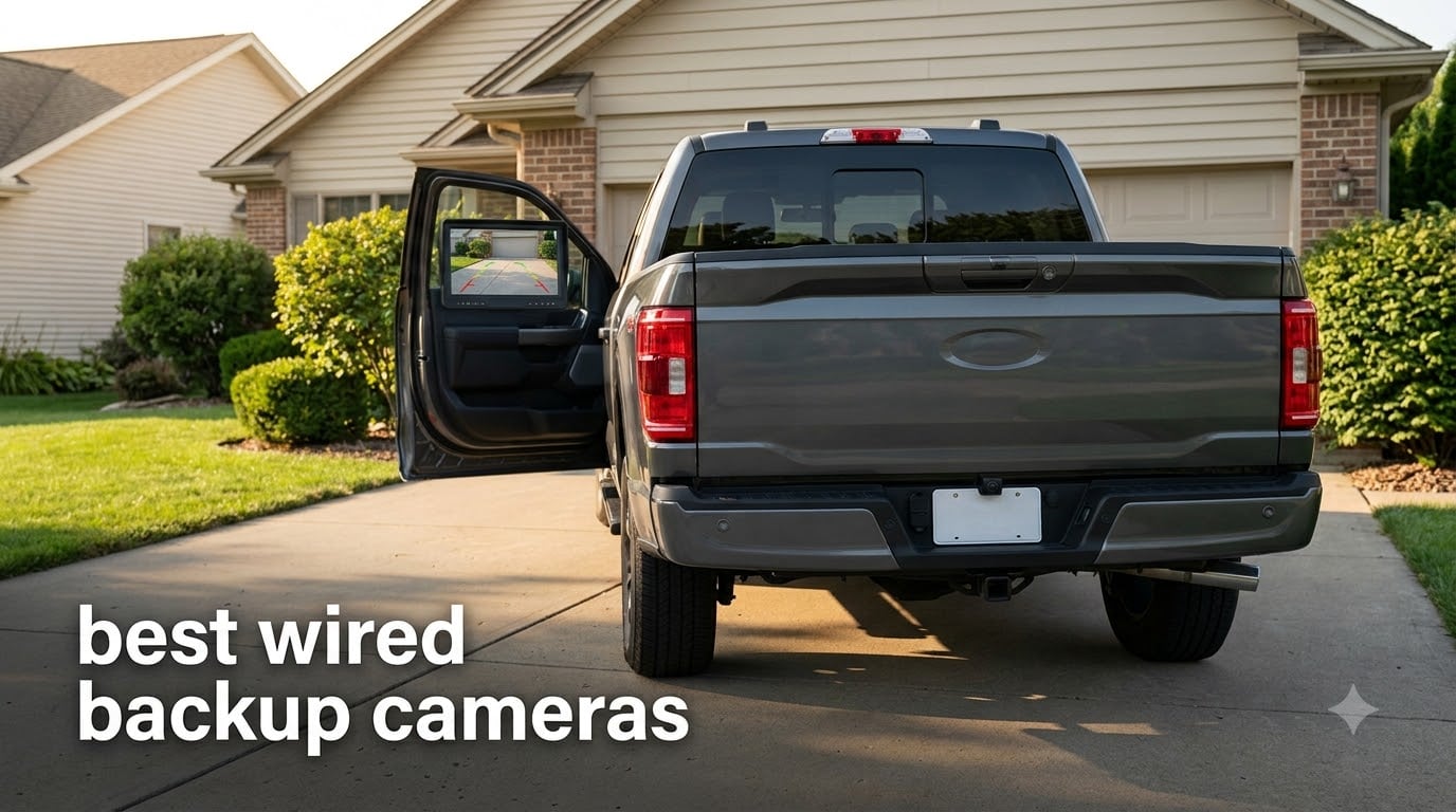 best wired backup cameras