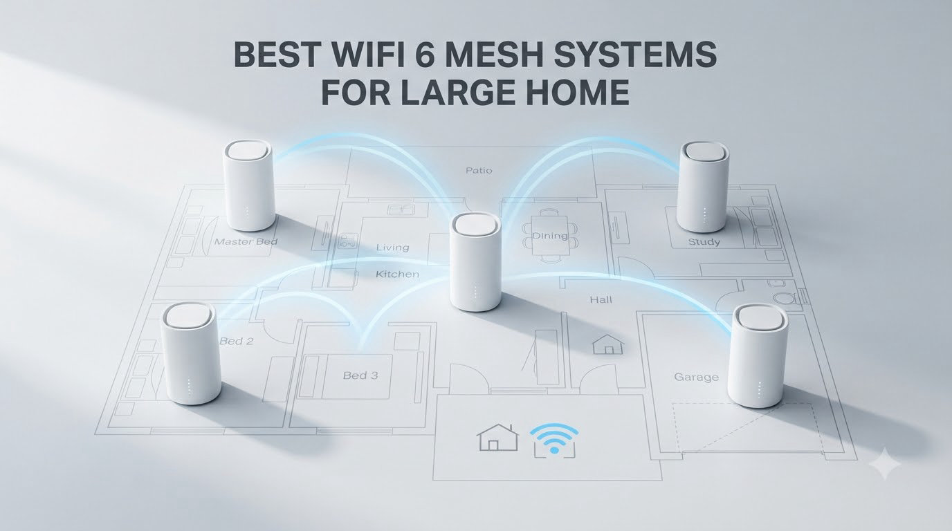 best wifi 6 mesh systems for large home