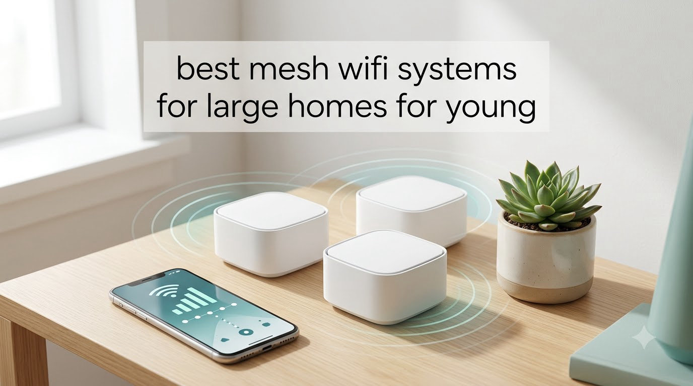 best mesh wifi systems for large homes for young