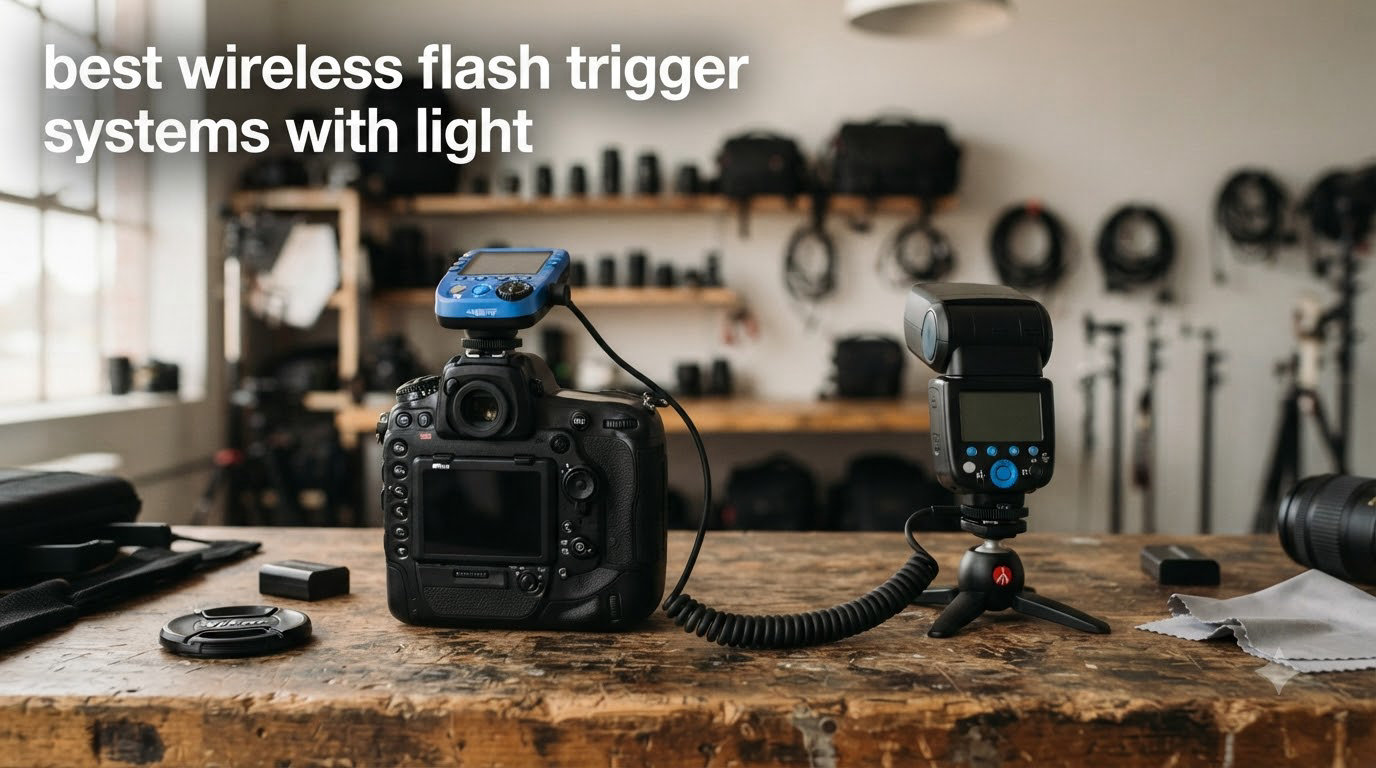 best wireless flash trigger systems with light