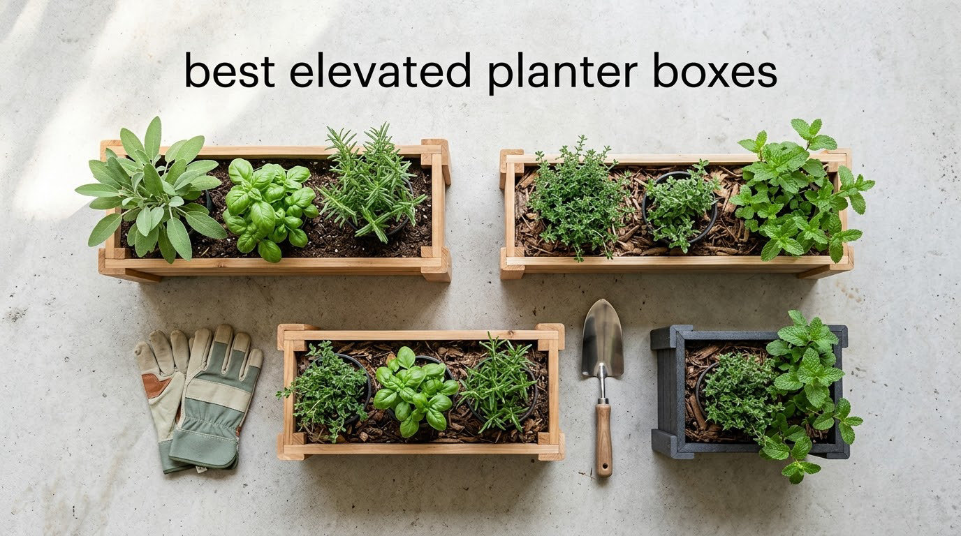 best elevated planter boxes