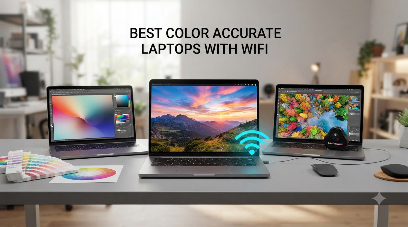 best color accurate laptops with wifi