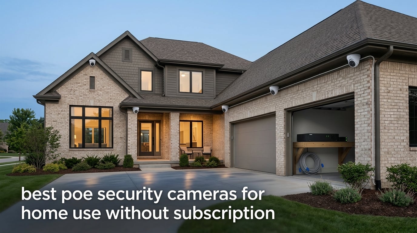 best poe security cameras for home use without subscription