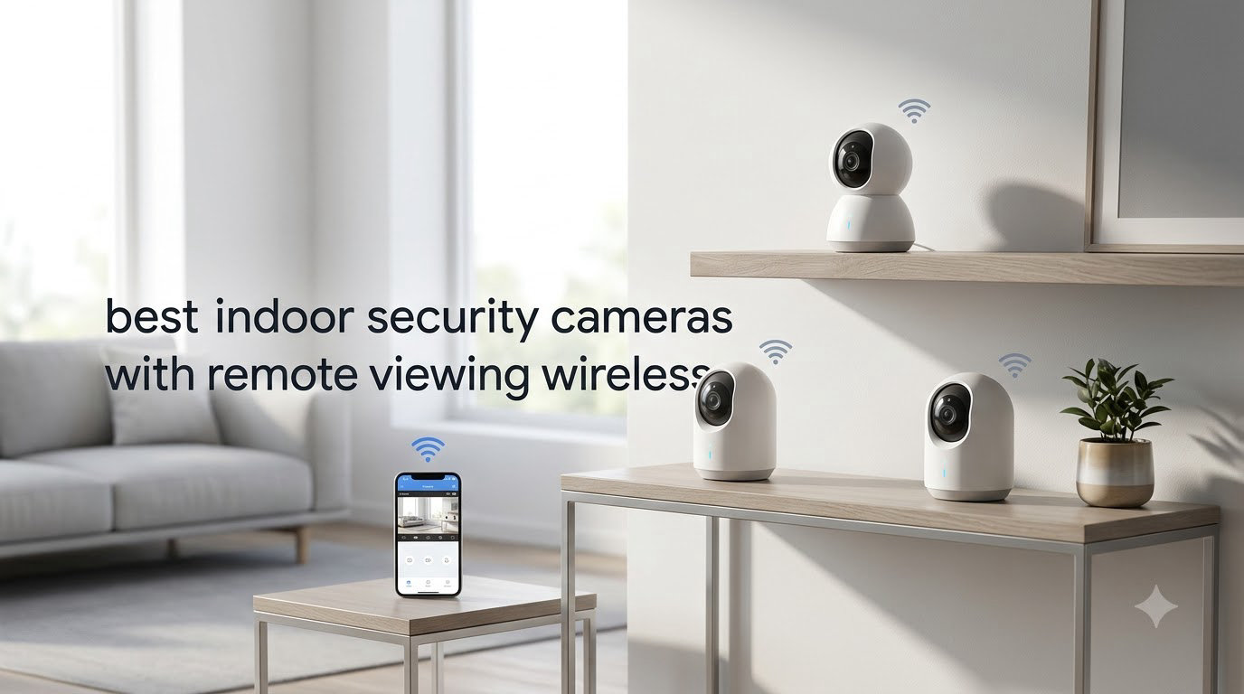 best indoor security cameras with remote viewing wireless