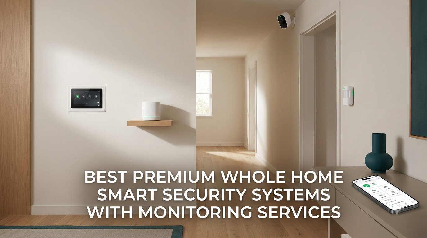 best premium whole home smart security systems with monitoring services