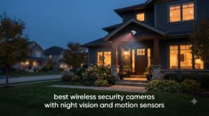 best wireless security cameras with night vision and motion sensors