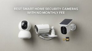 best smart home security cameras with no monthly fee