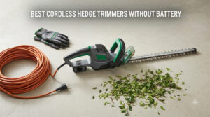 best cordless hedge trimmers without battery