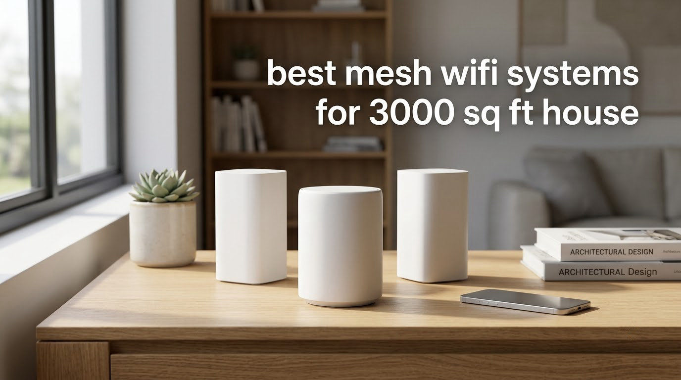 best mesh wifi systems for 3000 sq ft house