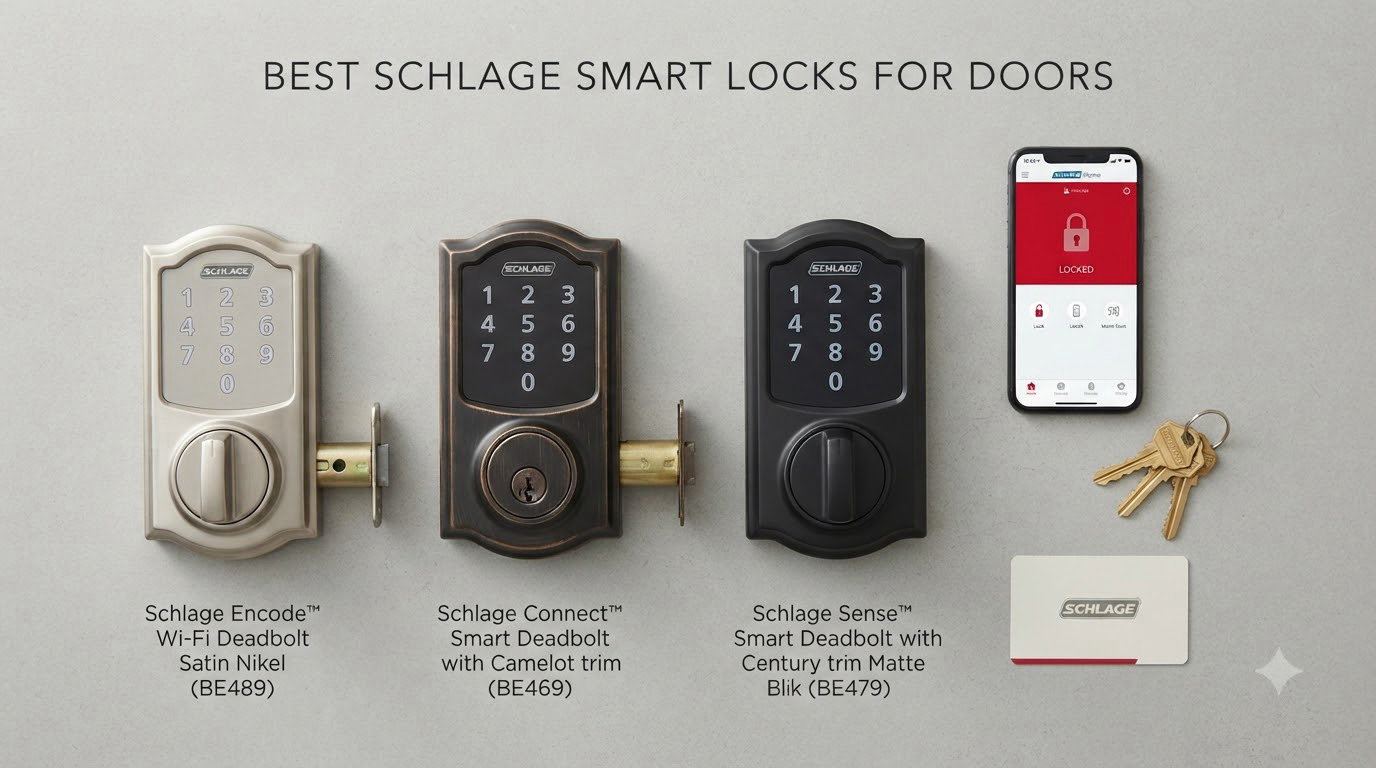 best schlage smart locks for doors