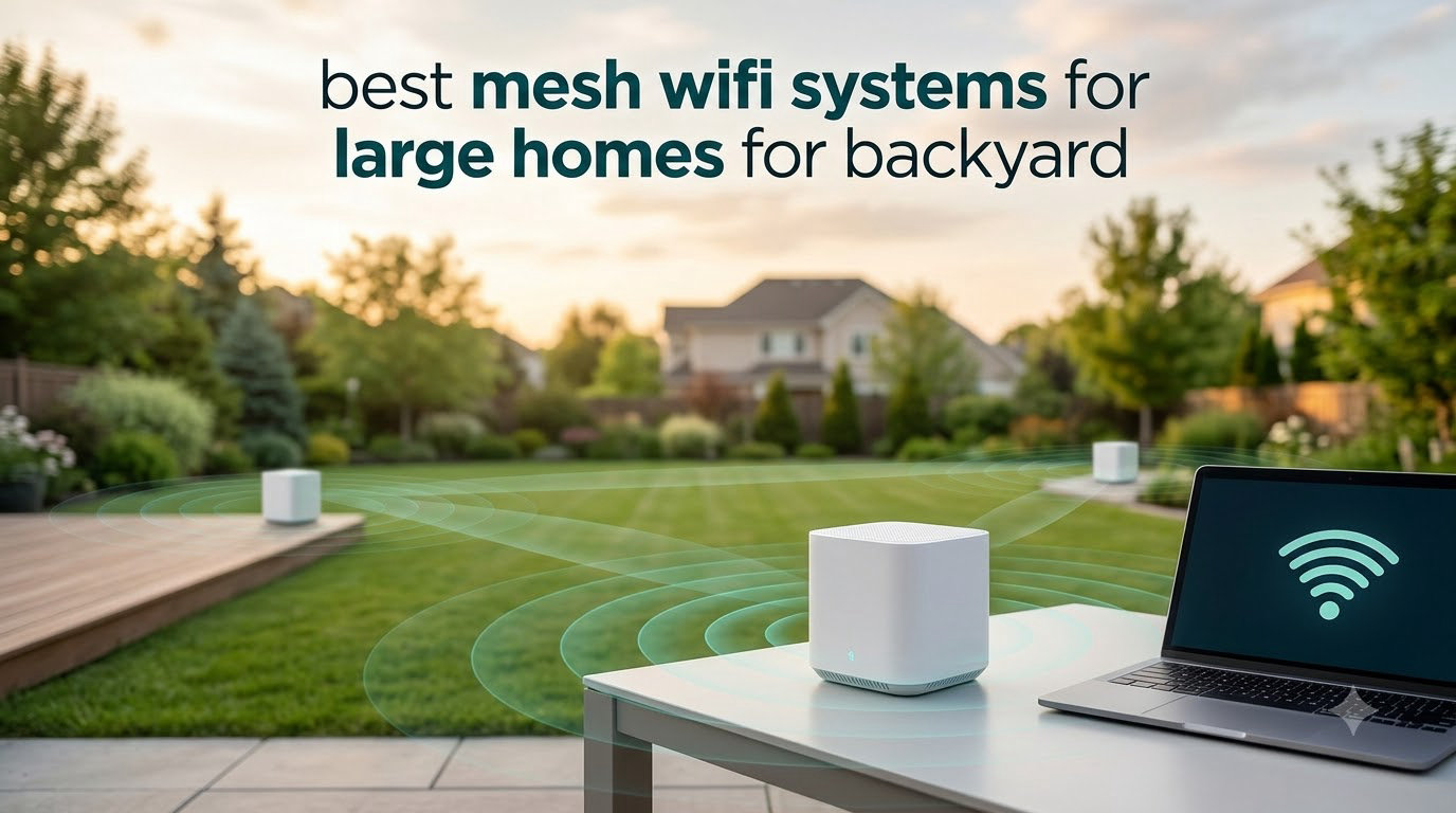 best mesh wifi systems for large homes for backyard