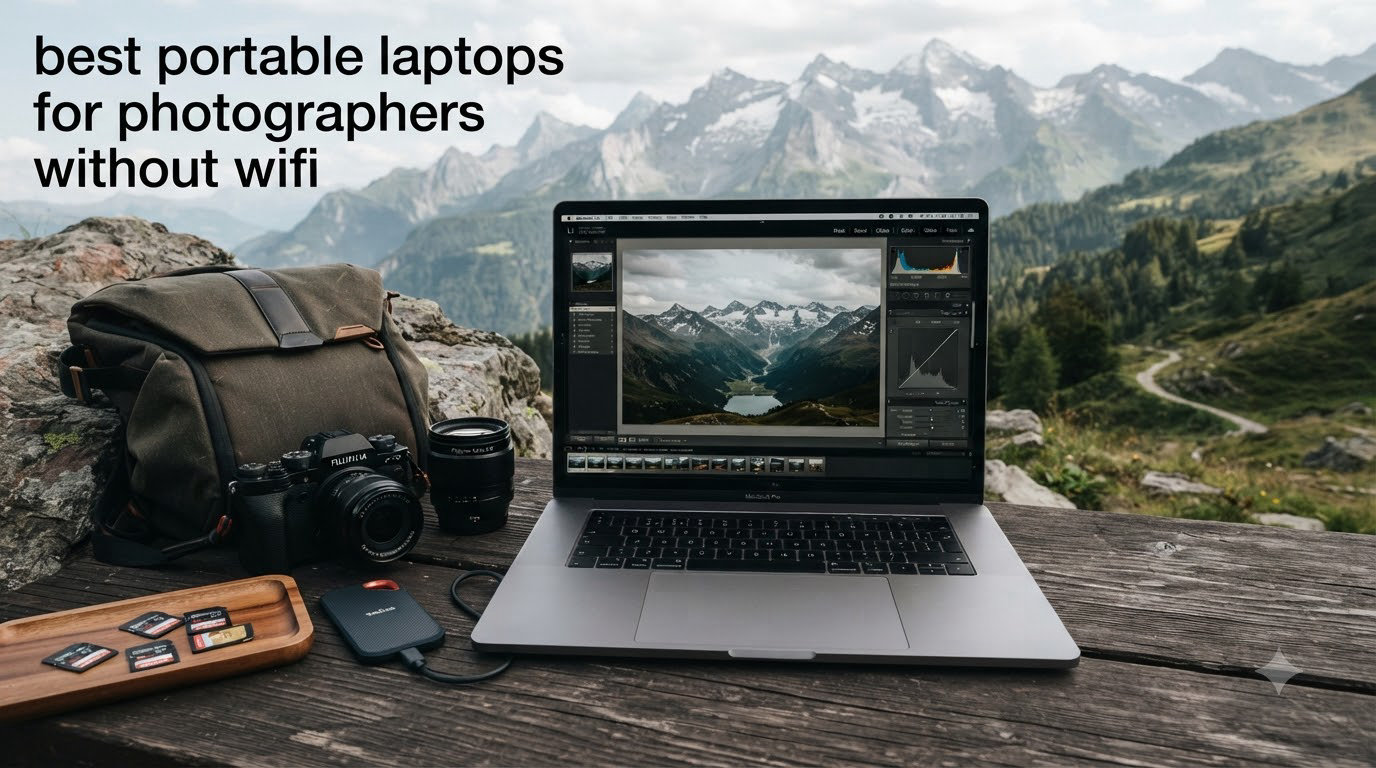 best portable laptops for photographers without wifi