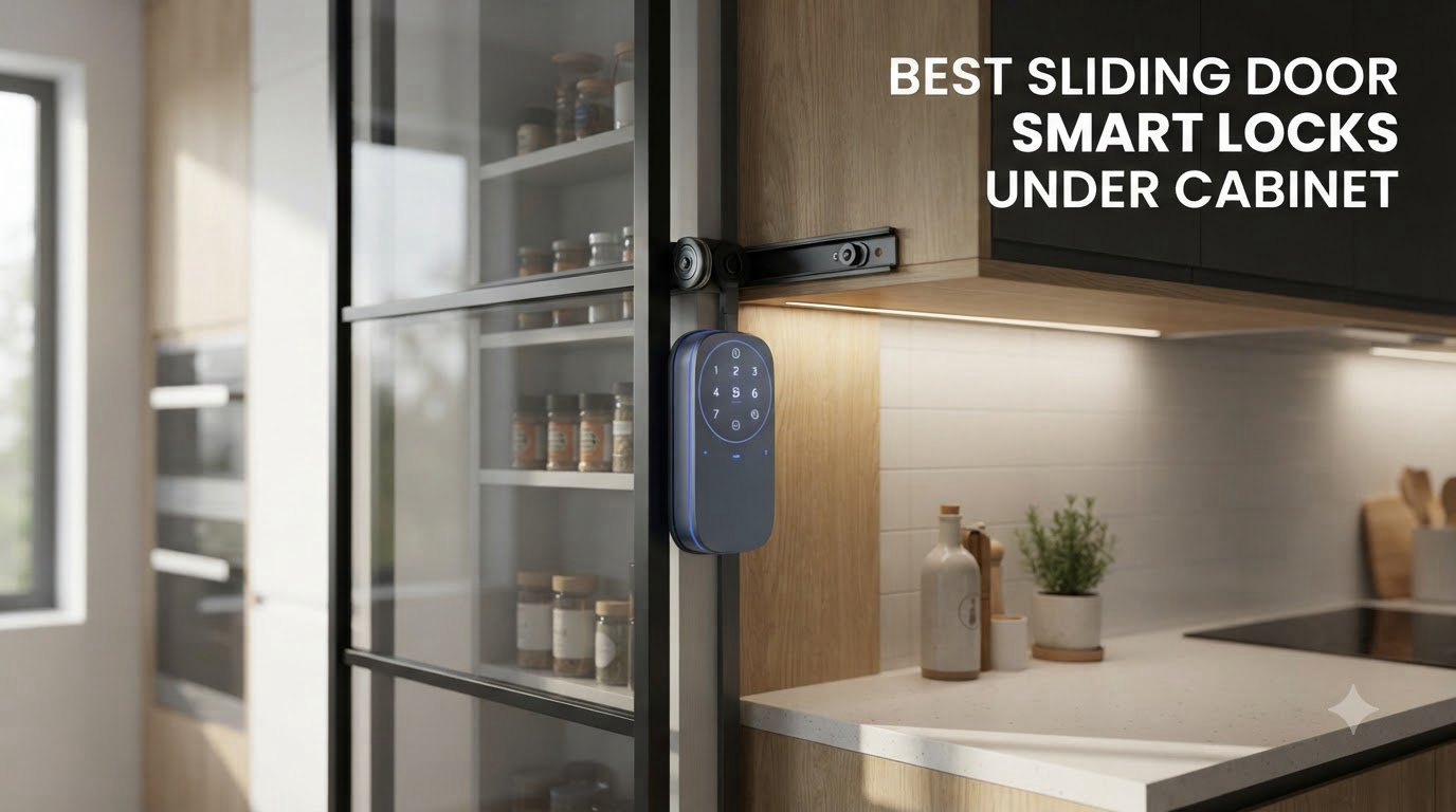 best sliding door smart locks under cabinet