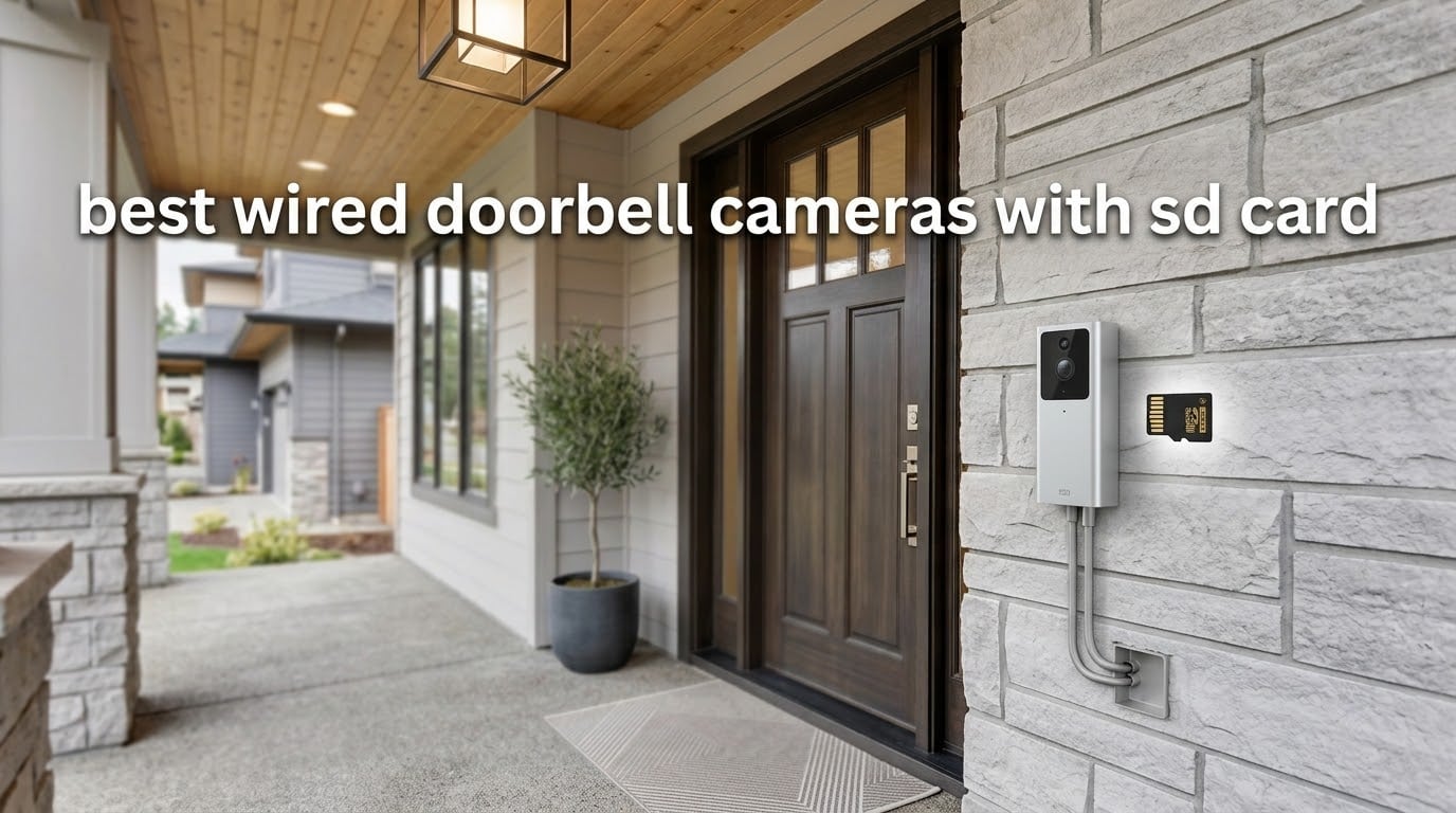best wired doorbell cameras with sd card