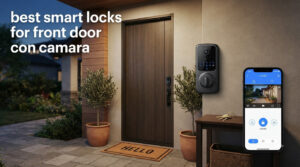 best smart locks for front door con camara