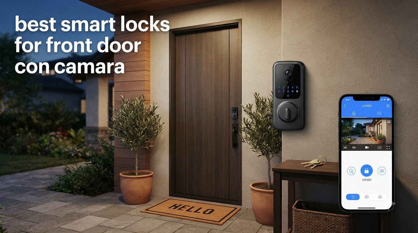 best smart locks for front door con camara