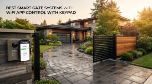 best smart gate systems with wifi app control with keypad