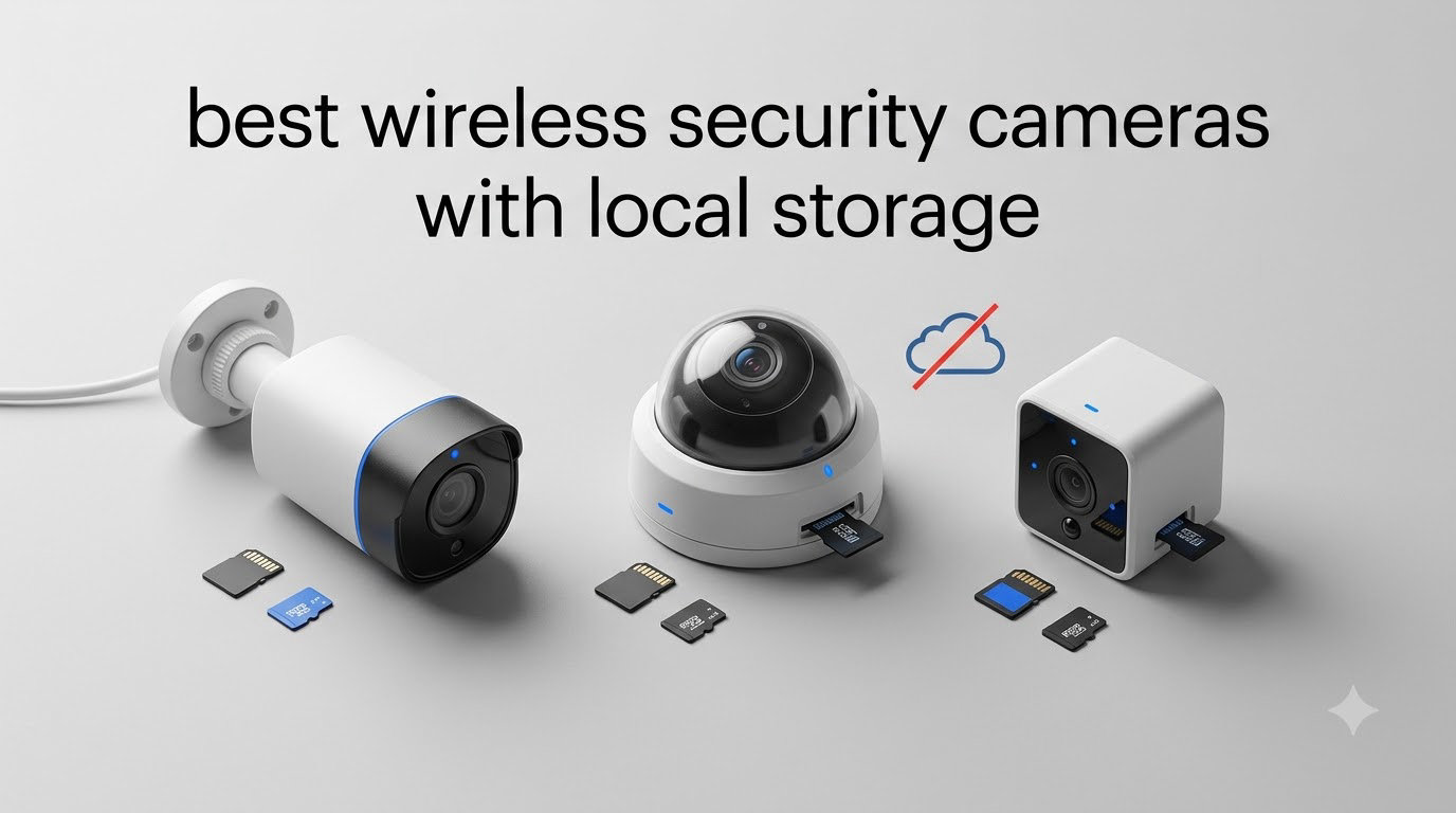 best wireless security cameras with local storage