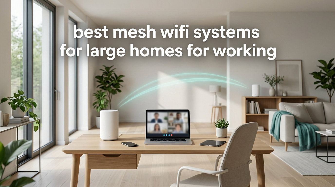 best mesh wifi systems for large homes for working
