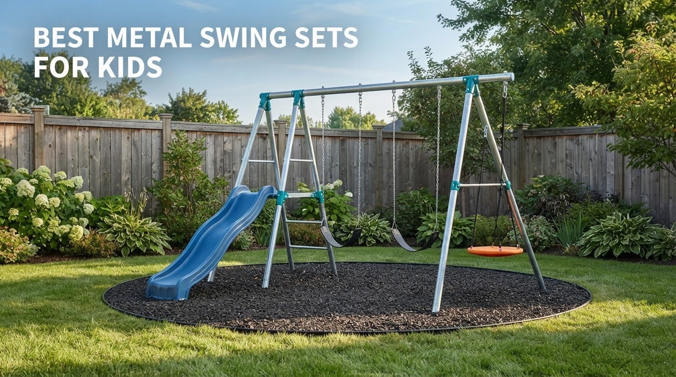 best metal swing sets for kids