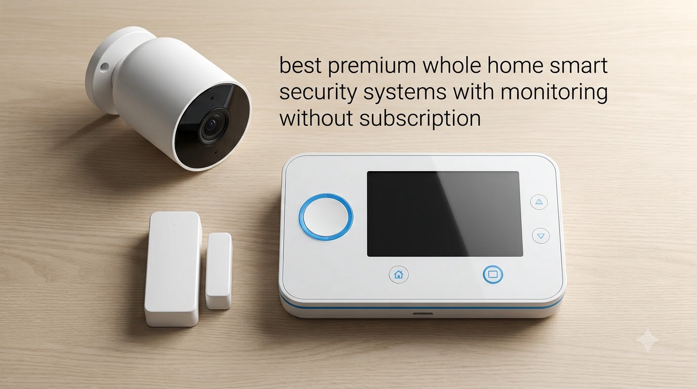 best premium whole home smart security systems with monitoring without subscription