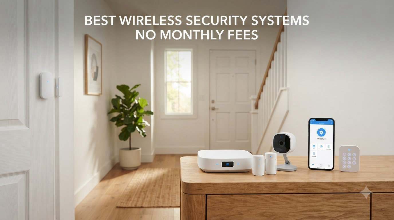 best wireless security systems no monthly fees