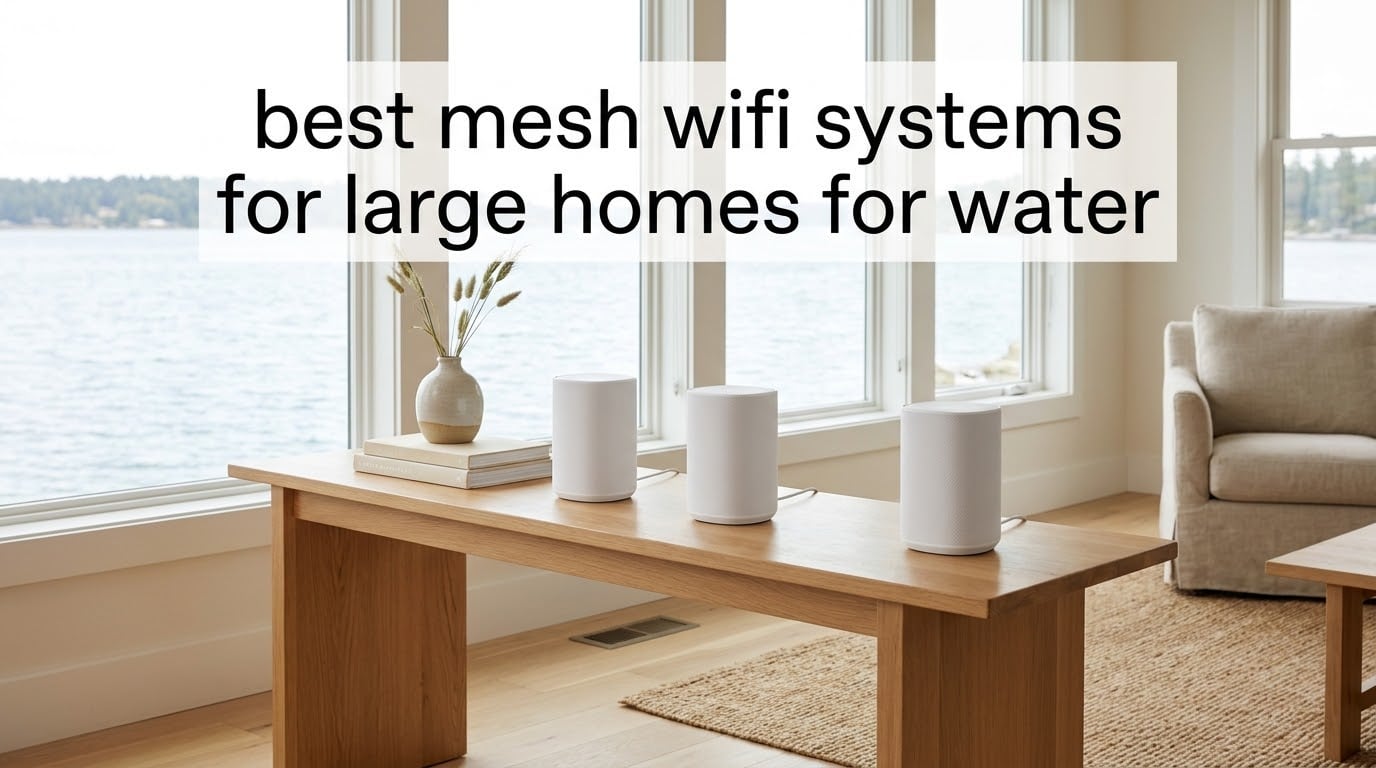 best mesh wifi systems for large homes for water