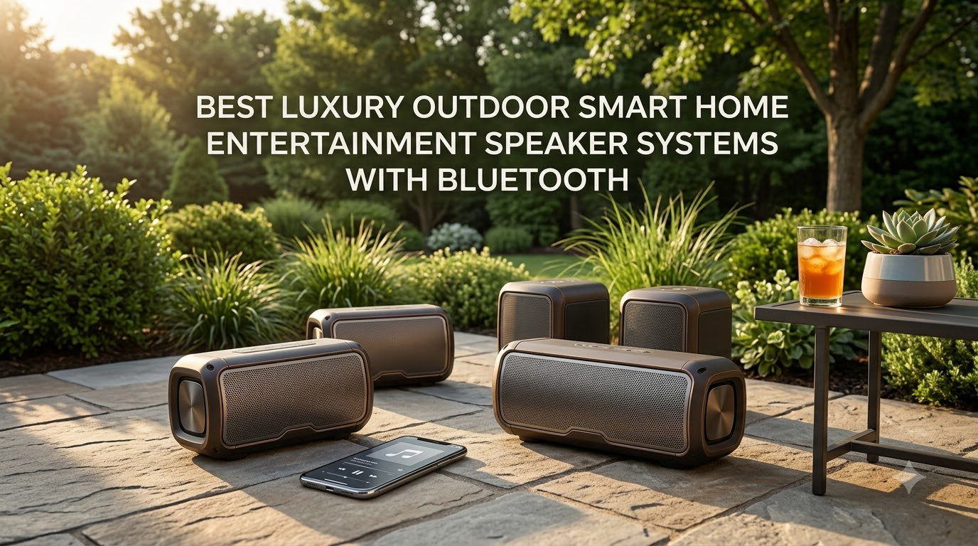 best luxury outdoor smart home entertainment speaker systems with bluetooth